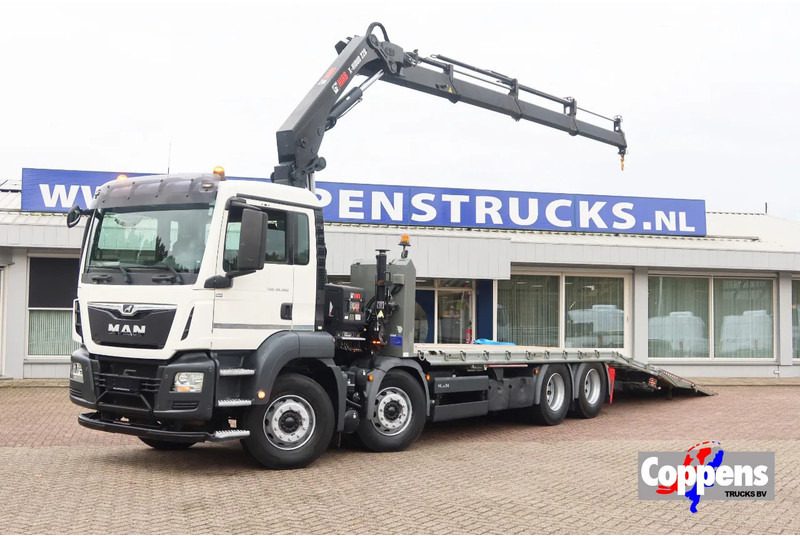 MAN TGS 35.360 Oprijwagen + HIAB 228 E3 Kraan 8x2 - Kamion za prevoz automobila: slika 1 MAN TGS 35.360 Oprijwagen + HIAB 228 E3 Kraan 8x2 - Kamion za prevoz automobila: slika 1