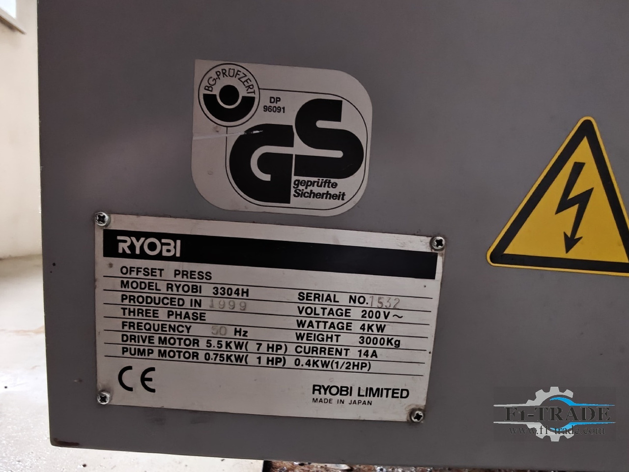 Ofset mašina Ryobi 3304H: slika 6