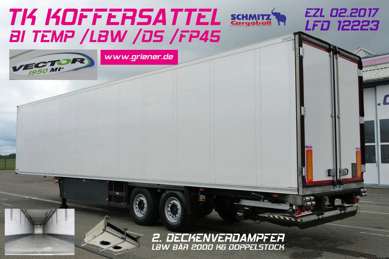 Schmitz Cargobull SKO 18 /BI TEMP / LBW BÄR / FP45 /VECTOR 1950 MT - Poluprikolica hladnjače: slika 1 Schmitz Cargobull SKO 18 /BI TEMP / LBW BÄR / FP45 /VECTOR 1950 MT - Poluprikolica hladnjače: slika 1