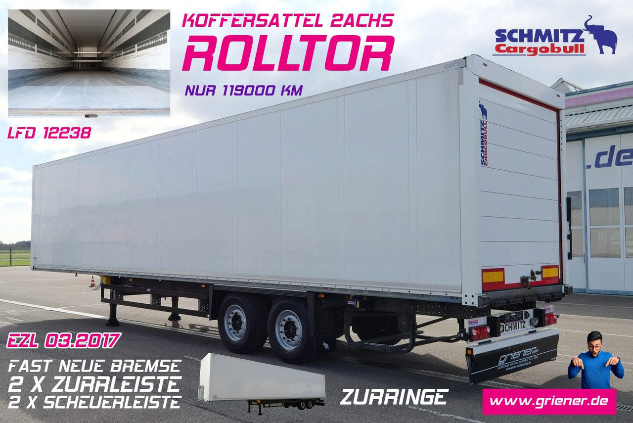 Schmitz Cargobull SKO 18 / ROLLTOR / ZURRLEISTE /ZURRINGE TOP !!!! - Poluprikolica sa zatvorenim sandukom: slika 1 Schmitz Cargobull SKO 18 / ROLLTOR / ZURRLEISTE /ZURRINGE TOP !!!! - Poluprikolica sa zatvorenim sandukom: slika 1