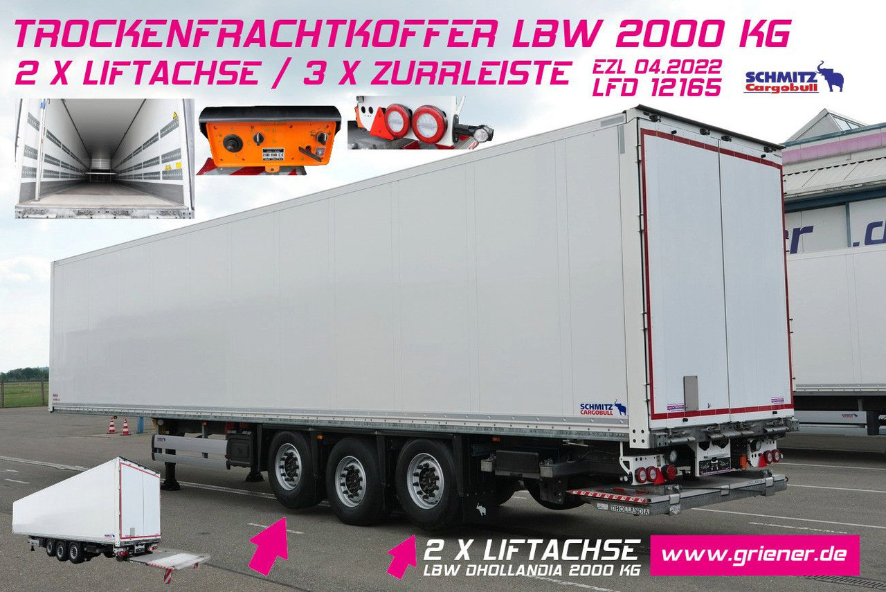 Schmitz Cargobull SKO 24/3 x ZURR/2 x LIFT /LBW 2000 kg / 2,70 - Poluprikolica sa zatvorenim sandukom: slika 1 Schmitz Cargobull SKO 24/3 x ZURR/2 x LIFT /LBW 2000 kg / 2,70 - Poluprikolica sa zatvorenim sandukom: slika 1