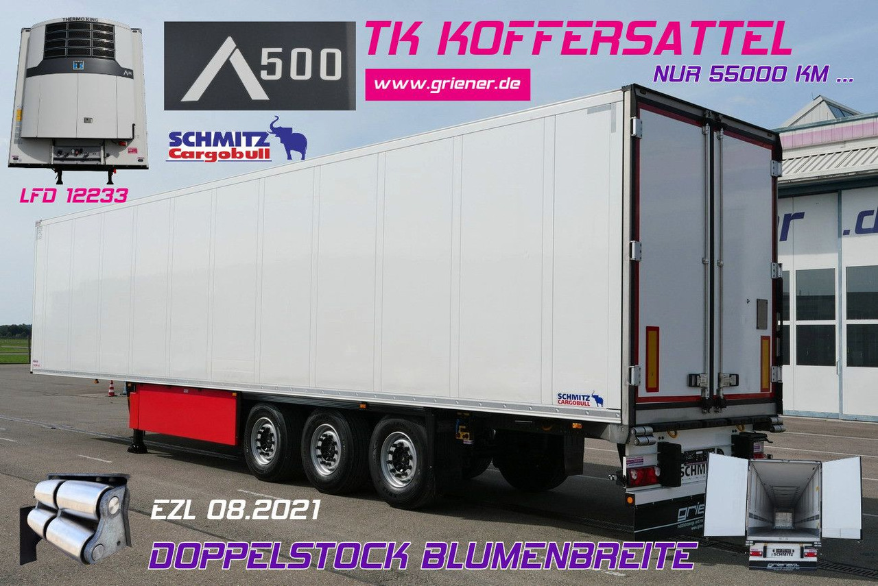 Schmitz Cargobull SKO 24/DOPPELSTOCK BLUMEN TK A500 DRP FP 45 - Poluprikolica sa zatvorenim sandukom: slika 1 Schmitz Cargobull SKO 24/DOPPELSTOCK BLUMEN TK A500 DRP FP 45 - Poluprikolica sa zatvorenim sandukom: slika 1