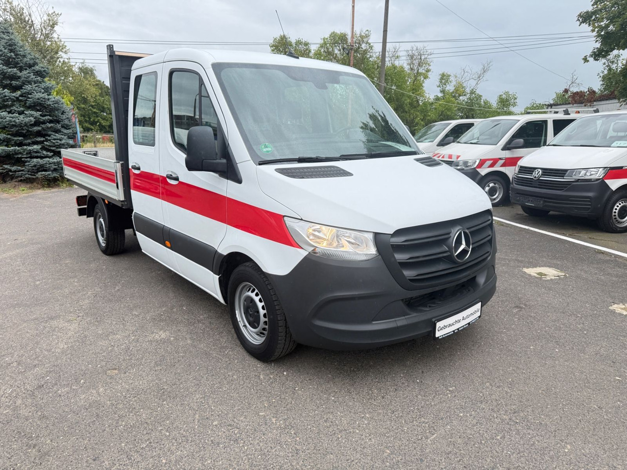 Mercedes-Benz Sprinter 217 Pritsche DoKa - Dostavno vozilo s ravnom platformom, Dostavno vozilo sa duplom kabinom: slika 2 Mercedes-Benz Sprinter 217 Pritsche DoKa - Dostavno vozilo s ravnom platformom, Dostavno vozilo sa duplom kabinom: slika 2
