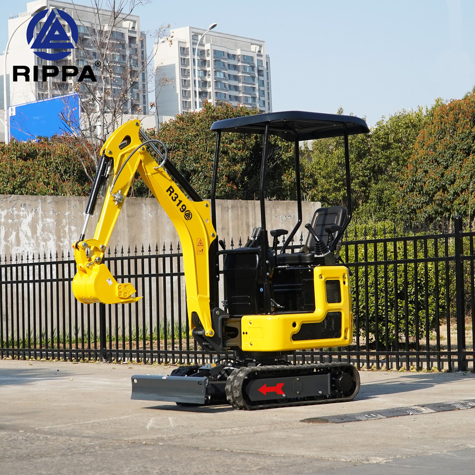 Rippa R319 Pilot Control|Kubota Engine|Euro 5|CE|Telescopic chassis|Lateral swing mini excavator - Mini bager: slika 1 Rippa R319 Pilot Control|Kubota Engine|Euro 5|CE|Telescopic chassis|Lateral swing mini excavator - Mini bager: slika 1