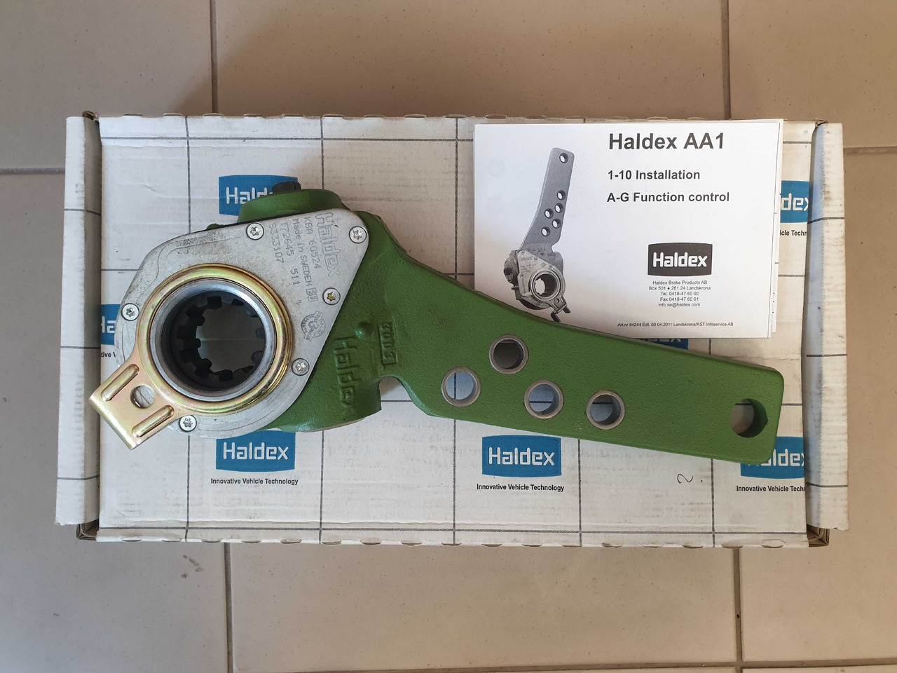 Nastawnik rozpieraka, układ hamulcowy HALDEX 72645C - Delovi kočnica: slika 2 Nastawnik rozpieraka, układ hamulcowy HALDEX 72645C - Delovi kočnica: slika 2