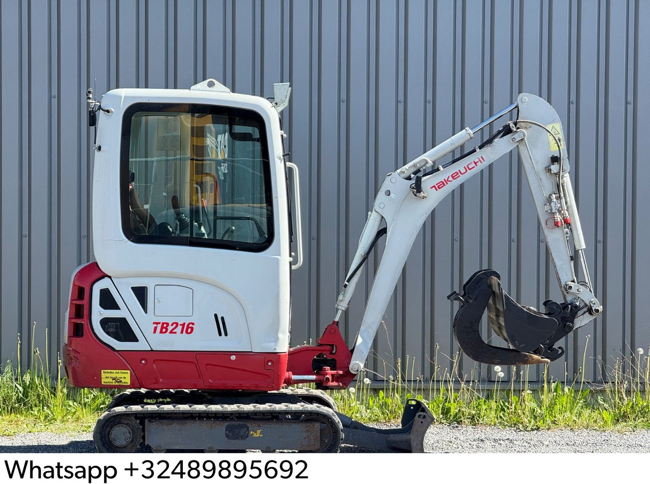 Takeuchi TB216 - Mini bager: slika 1 Takeuchi TB216 - Mini bager: slika 1
