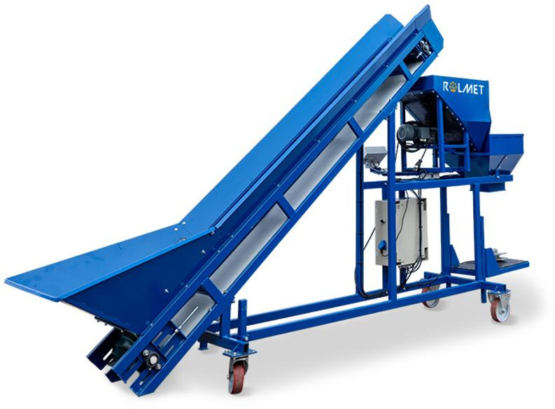 ROLMET Absackwaage / Weighing bagger / Peseuse ensacheuse / Pesatrice / Упаковочная машина с весами / Wagopakowarka WE-1 - Mašina za krompir: slika 4 ROLMET Absackwaage / Weighing bagger / Peseuse ensacheuse / Pesatrice / Упаковочная машина с весами / Wagopakowarka WE-1 - Mašina za krompir: slika 4