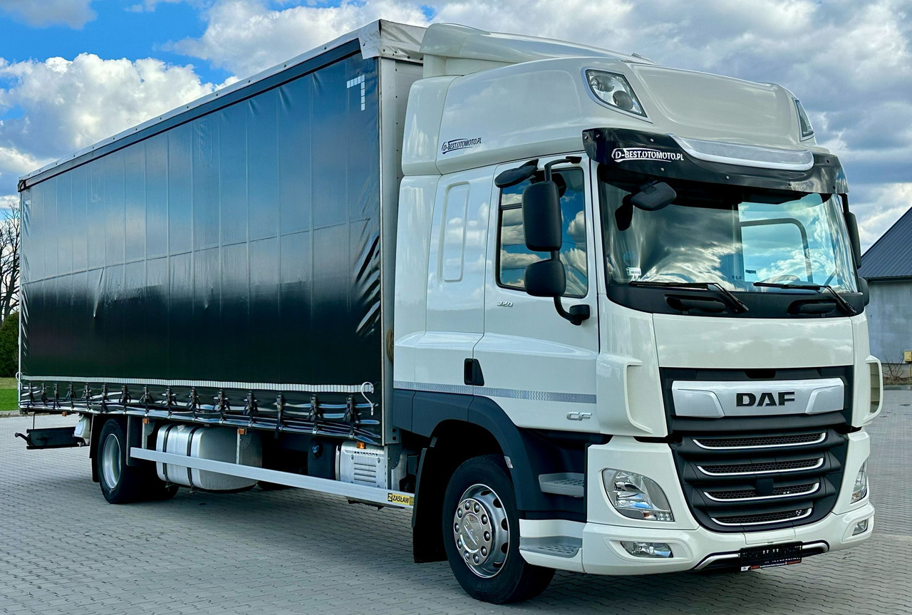 DAF CF 320 / FIRANKA / 23 EUROPALET / SYPIALKA / AUTOMAT / JAK NOWY / 2021 ROK - Kamion sa ceradom: slika 1 DAF CF 320 / FIRANKA / 23 EUROPALET / SYPIALKA / AUTOMAT / JAK NOWY / 2021 ROK - Kamion sa ceradom: slika 1
