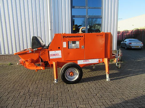 2014 PUTZMEISTER BSA 1005 DC concrete pump - Stacionarna pumpa za beton: slika 1 2014 PUTZMEISTER BSA 1005 DC concrete pump - Stacionarna pumpa za beton: slika 1