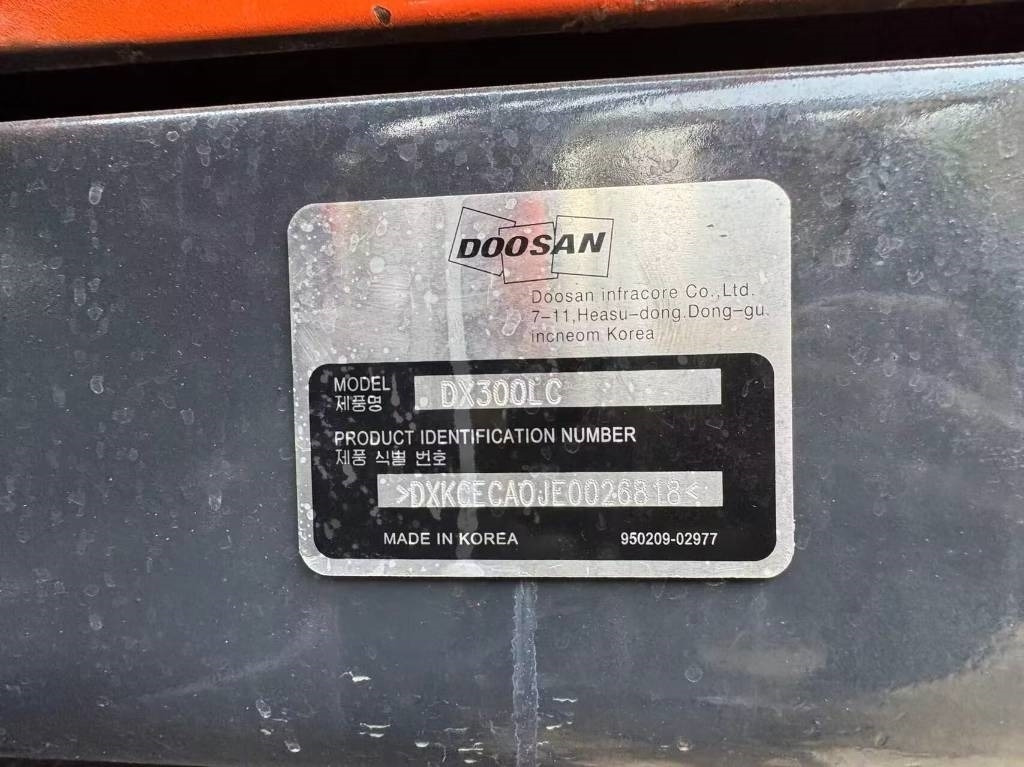 Doosan DX 300 LC - Bager guseničar: slika 5 Doosan DX 300 LC - Bager guseničar: slika 5