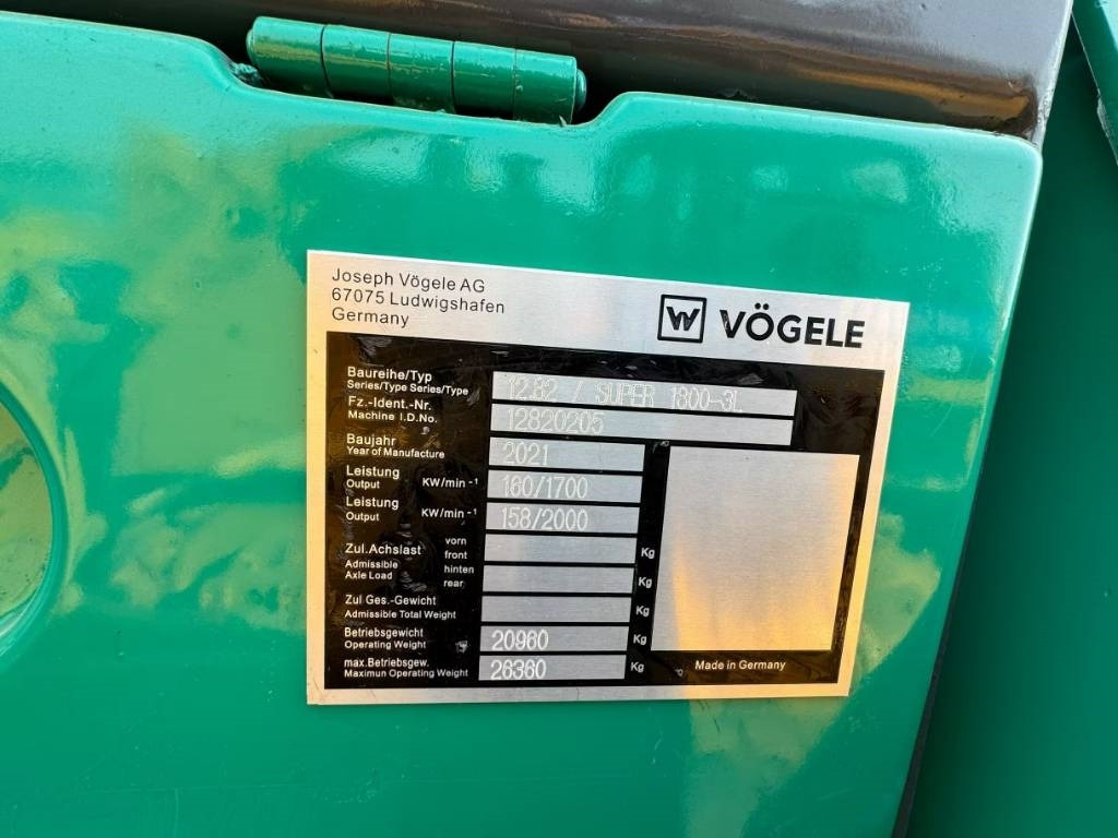 Vögele 1800-3 - Asfaltni finišer: slika 2 Vögele 1800-3 - Asfaltni finišer: slika 2