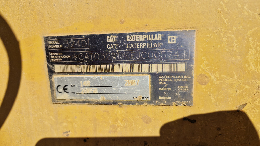 CAT 324 D Zustand gut, deutsche Maschine 8016h original - Bager guseničar: slika 3 CAT 324 D Zustand gut, deutsche Maschine 8016h original - Bager guseničar: slika 3