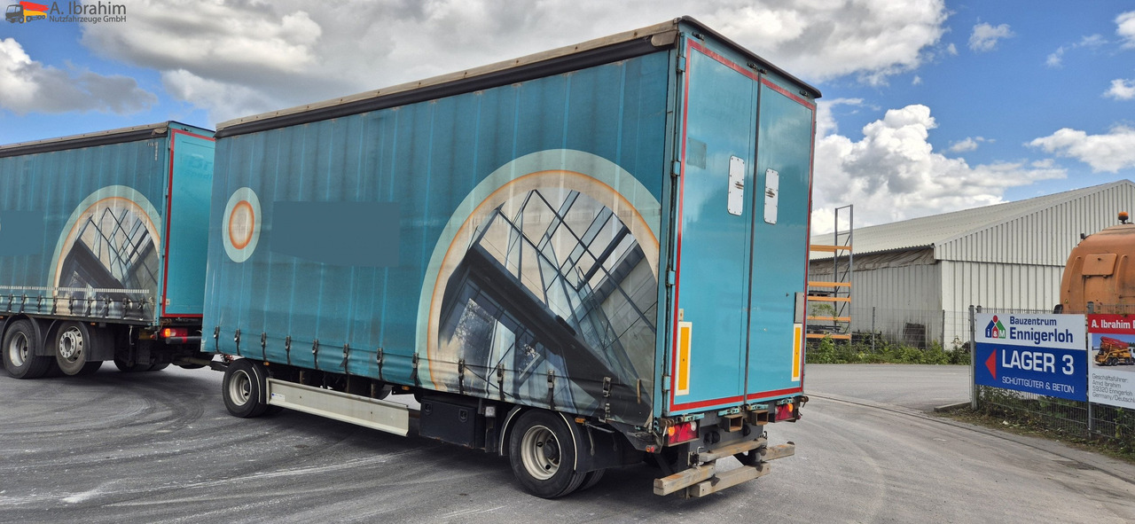 Fliegl ZPS 182 Edscha, Schiebeplane, Bordwande innenliegend - Prikolica sa ceradom: slika 1 Fliegl ZPS 182 Edscha, Schiebeplane, Bordwande innenliegend - Prikolica sa ceradom: slika 1