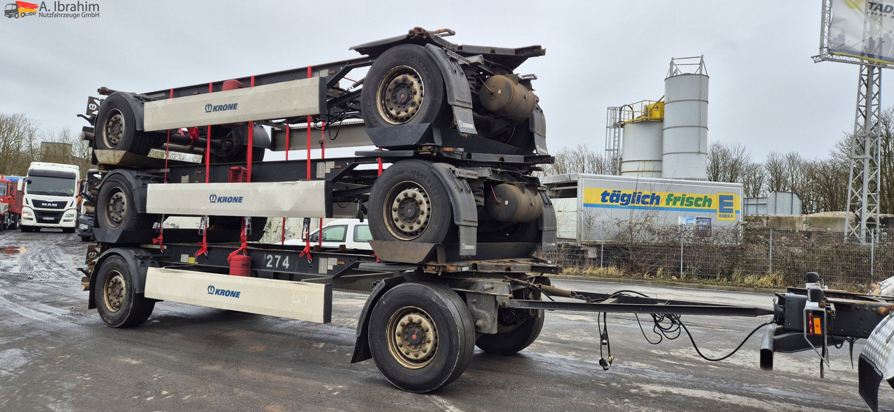 Krone AZ 3x vorhanden SAF Achsen, fertig gestapelt - Prikolica za prevoz kontejnera/ Prikolica sa promenjivim sandukom: slika 4 Krone AZ 3x vorhanden SAF Achsen, fertig gestapelt - Prikolica za prevoz kontejnera/ Prikolica sa promenjivim sandukom: slika 4