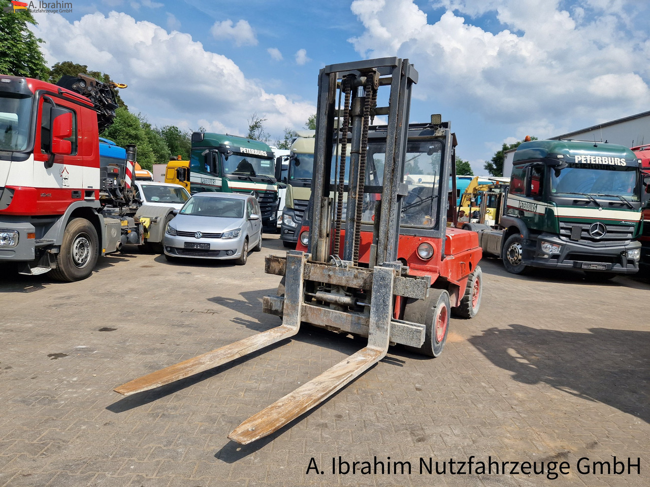 Linde H60 Tragfähigkeit 6000 kg ,3800 mm Hubhöhe, 2x vorhanden - Dizel viljuškar: slika 5 Linde H60 Tragfähigkeit 6000 kg ,3800 mm Hubhöhe, 2x vorhanden - Dizel viljuškar: slika 5