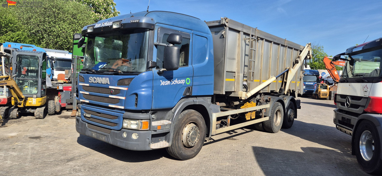 Scania P 380 Edelstahlkipper Tierentsorgung - Istovarivač: slika 1 Scania P 380 Edelstahlkipper Tierentsorgung - Istovarivač: slika 1