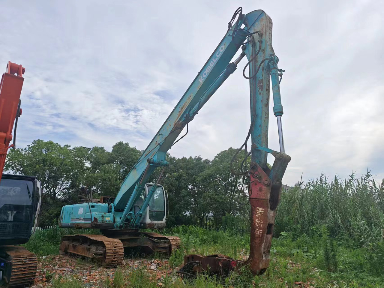 KOBELCO PILE DRIVER SK350LC-8 - Bager guseničar: slika 1 KOBELCO PILE DRIVER SK350LC-8 - Bager guseničar: slika 1