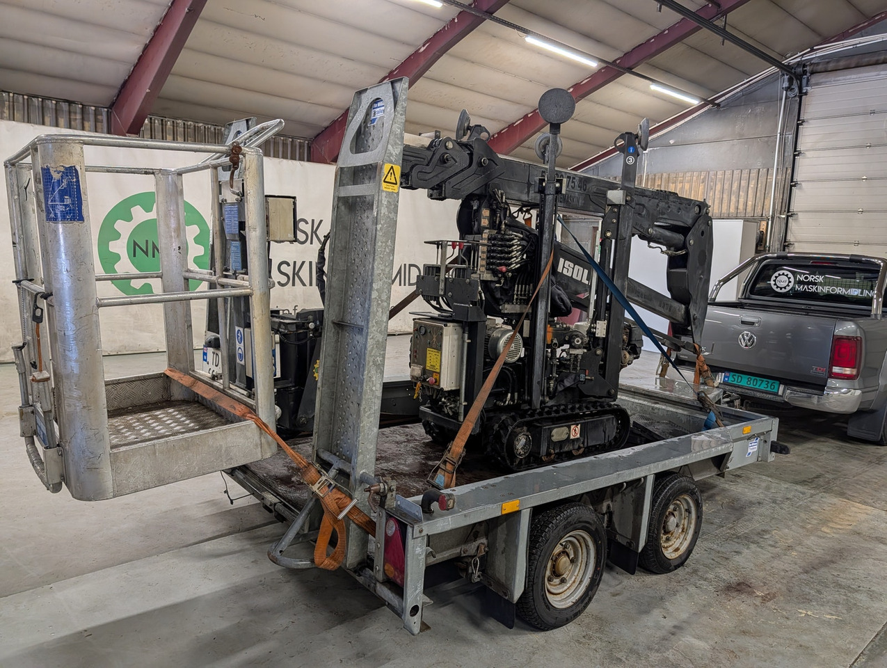 Isoli Easylift R160 på henger - Pauk platforma: slika 4 Isoli Easylift R160 på henger - Pauk platforma: slika 4