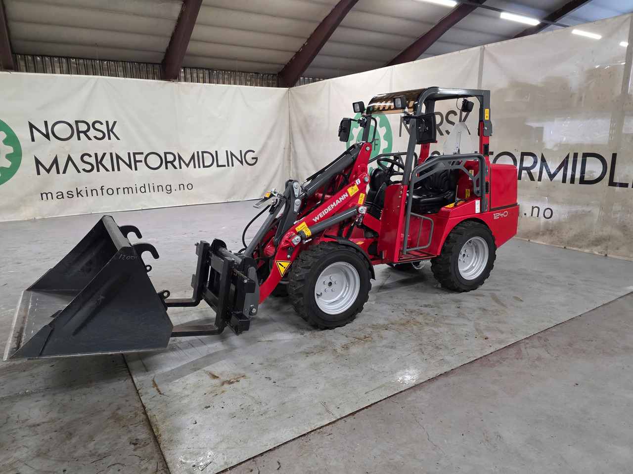 Weidemann 1240CX LP - Utovarivač točkaš: slika 1 Weidemann 1240CX LP - Utovarivač točkaš: slika 1