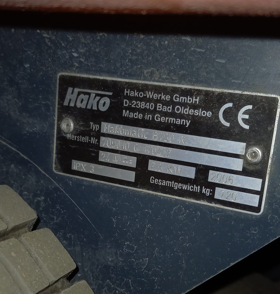 HAKO B750 R - Mašina za pranje podova: slika 4 HAKO B750 R - Mašina za pranje podova: slika 4
