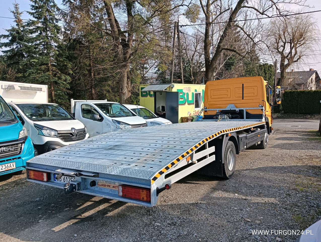 MERCEDES ATEGO 1018 POMOC DROGOWA LAWETA NR 665 - Kamion za prevoz automobila: slika 4 MERCEDES ATEGO 1018 POMOC DROGOWA LAWETA NR 665 - Kamion za prevoz automobila: slika 4