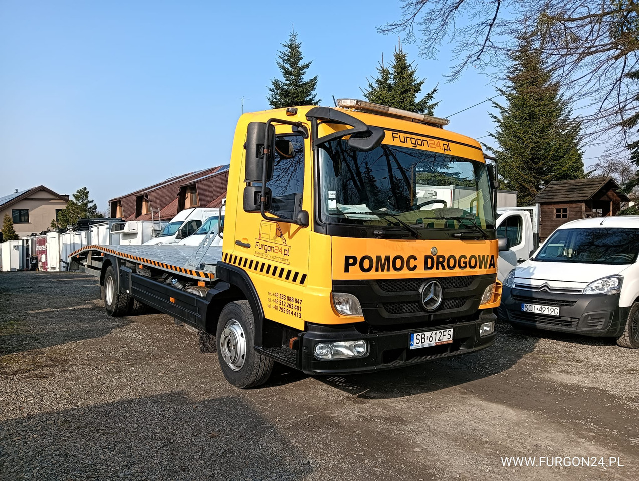 MERCEDES ATEGO 1018 POMOC DROGOWA LAWETA NR 665 - Kamion za prevoz automobila: slika 3 MERCEDES ATEGO 1018 POMOC DROGOWA LAWETA NR 665 - Kamion za prevoz automobila: slika 3