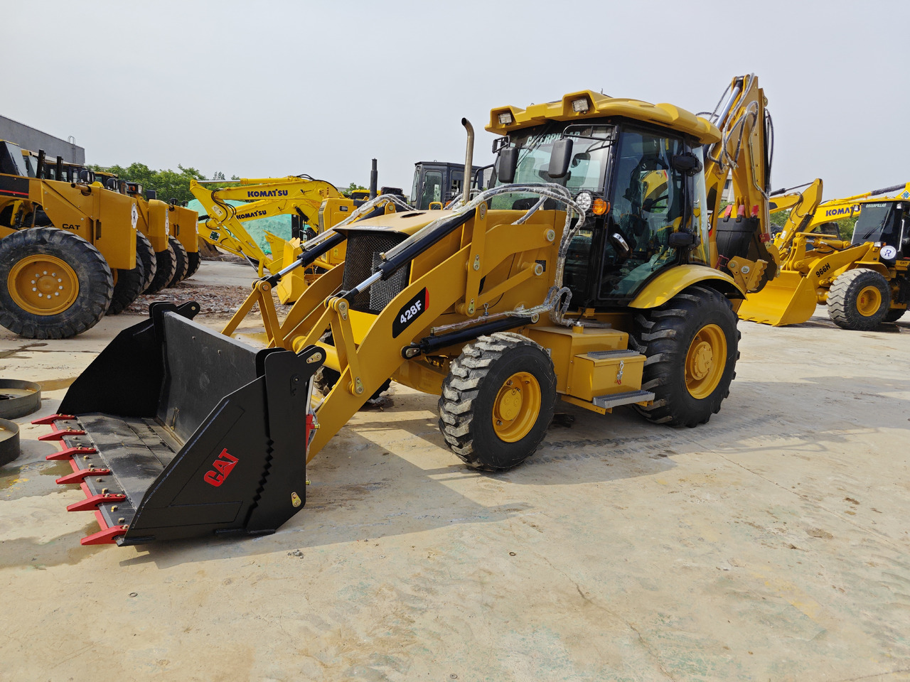 CATERPILLAR 428F backhoe loader - Bager utovarivač: slika 1 CATERPILLAR 428F backhoe loader - Bager utovarivač: slika 1