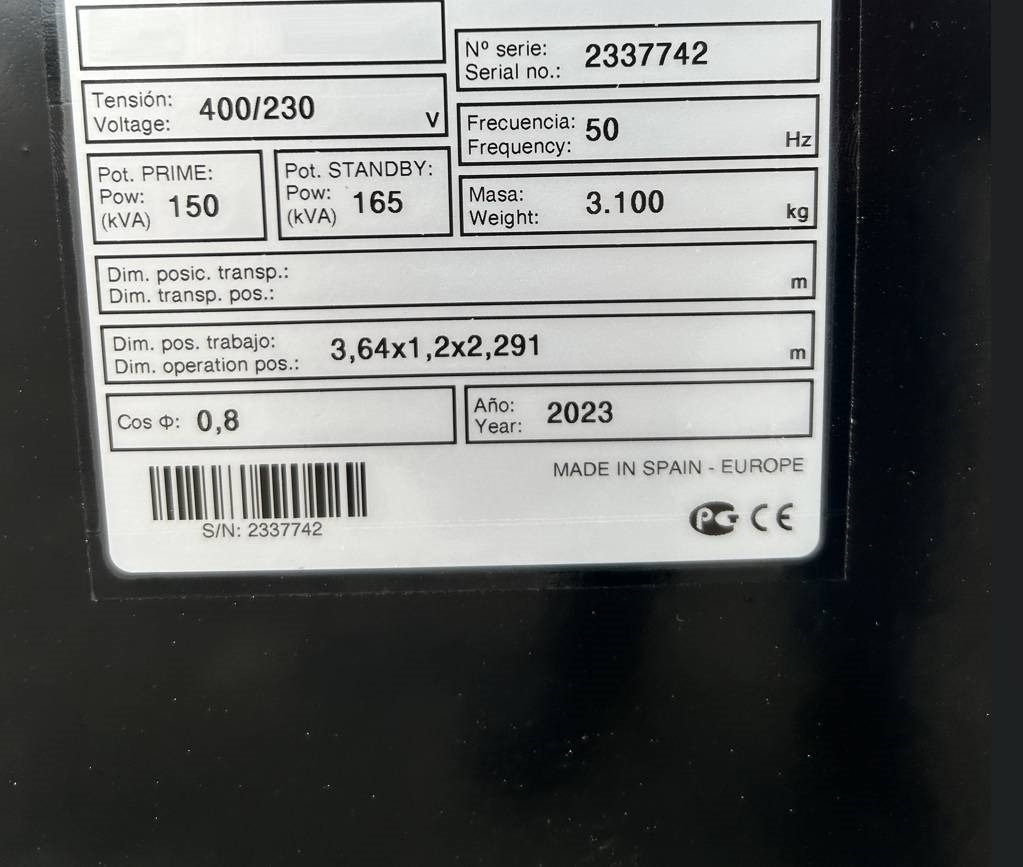 Deutz TCD6.1L6 - 165 kVA Stage V Generator - DPX-19014 - Set generatora: slika 4 Deutz TCD6.1L6 - 165 kVA Stage V Generator - DPX-19014 - Set generatora: slika 4