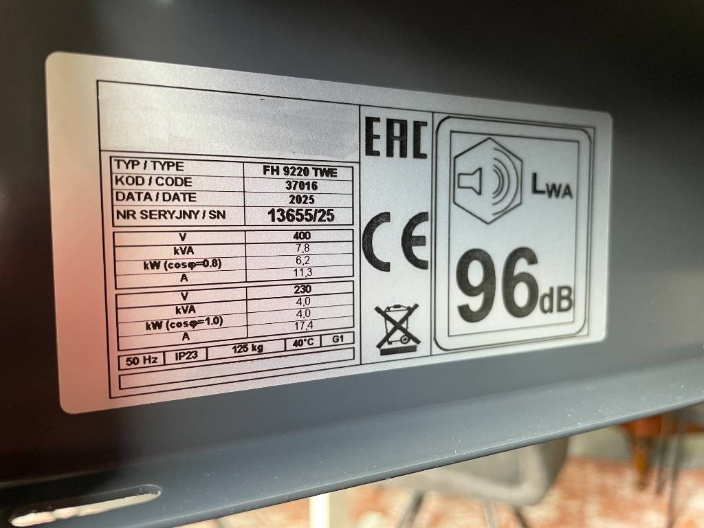 Honda FH9220TWE - 8.7 kVA generator - DPX-17965 - Set generatora: slika 5 Honda FH9220TWE - 8.7 kVA generator - DPX-17965 - Set generatora: slika 5