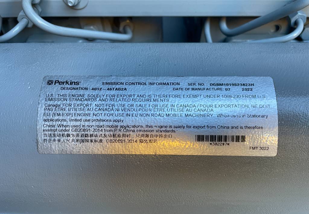 Novu Set generatora Perkins 4012-46TAG2A - 1.650 kVA Generator - DPX-19823: slika 6 Novu Set generatora Perkins 4012-46TAG2A - 1.650 kVA Generator - DPX-19823: slika 6