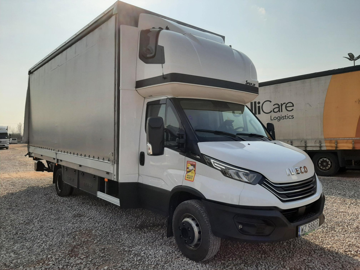 IVECO/JUSAM STANISŁAWJURKOWSKI 70C18/JU06 PLANDEKA Z WINDĄ - Dostavno vozilo sa ceradom: slika 1 IVECO/JUSAM STANISŁAWJURKOWSKI 70C18/JU06 PLANDEKA Z WINDĄ - Dostavno vozilo sa ceradom: slika 1