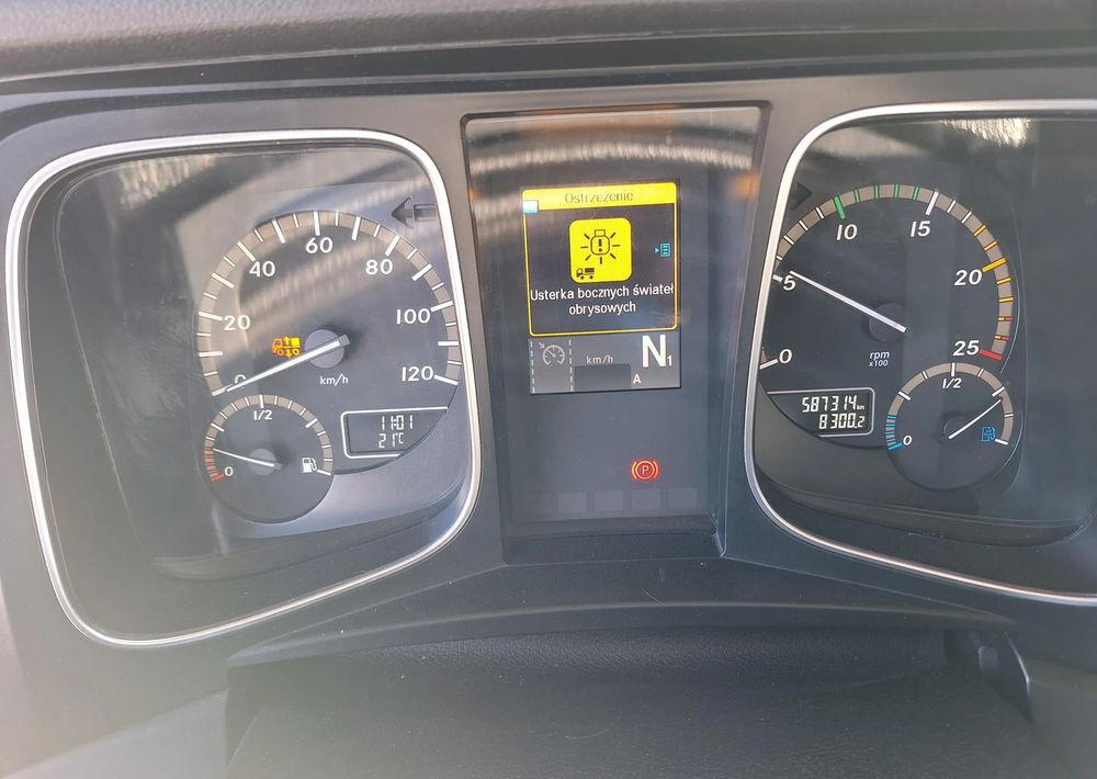 Kamion sa ceradom Mercedes-Benz Actros 1845 LSnRL z naczepą Fliegl: slika 8