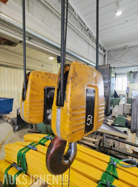 1997 Demag ZKKE Traverskran - Bredde 8500 mm - løftekapasitet 5 tonn - Kran: slika 4 1997 Demag ZKKE Traverskran - Bredde 8500 mm - løftekapasitet 5 tonn - Kran: slika 4