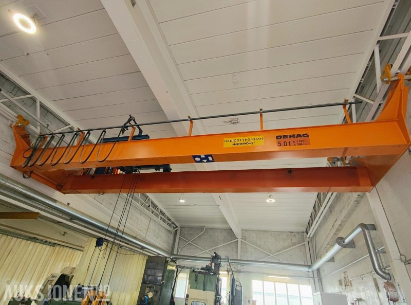 1997 Demag ZKKE Traverskran - Bredde 8500 mm - løftekapasitet 5 tonn - Kran: slika 2 1997 Demag ZKKE Traverskran - Bredde 8500 mm - løftekapasitet 5 tonn - Kran: slika 2