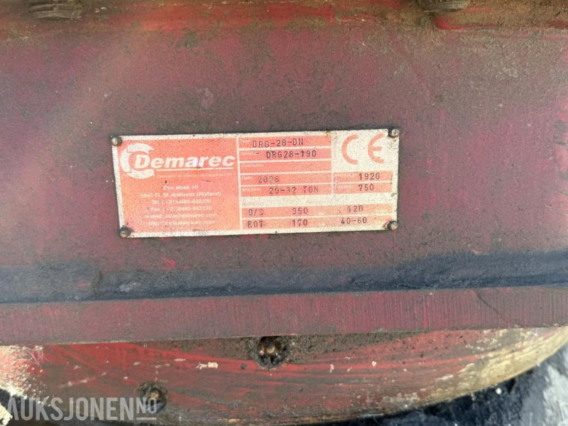 2006 Demarec DRG-28 DN Sorteringsklype S-70 - Građevinska oprema: slika 5 2006 Demarec DRG-28 DN Sorteringsklype S-70 - Građevinska oprema: slika 5
