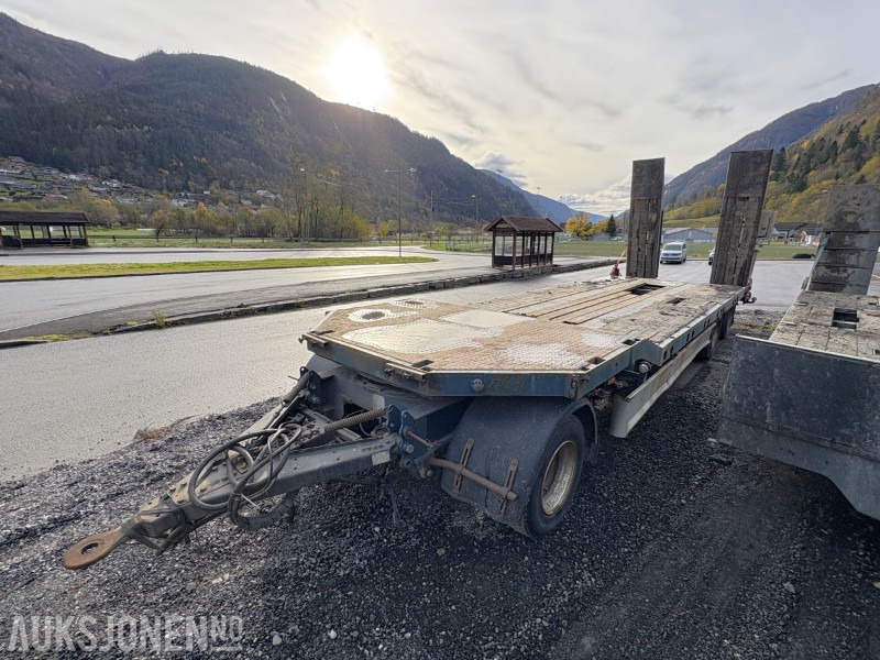 Niska prikolica za prevoz 2007 Damm 3-akslet maskinhenger - EU godkjent til 28.05.2026: slika 1