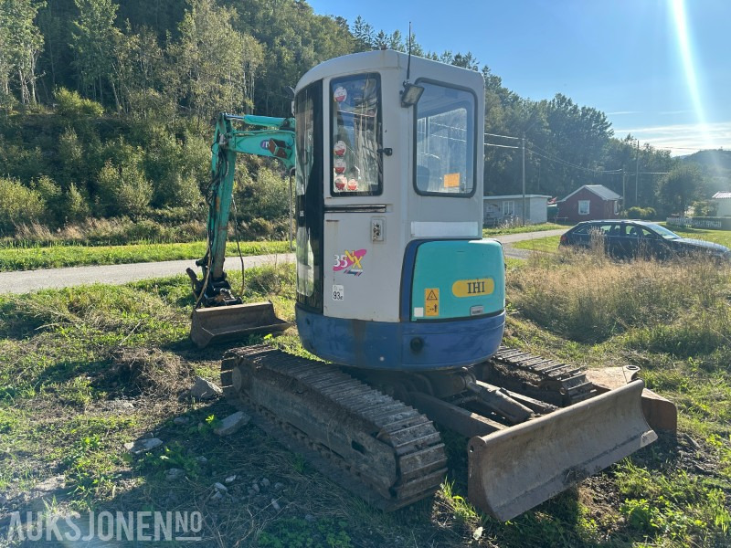 2007 IHI 35NX2 minigraver-3 skuffer-Engcon tiltrotator-maskinhenger - Mini bager: slika 3 2007 IHI 35NX2 minigraver-3 skuffer-Engcon tiltrotator-maskinhenger - Mini bager: slika 3