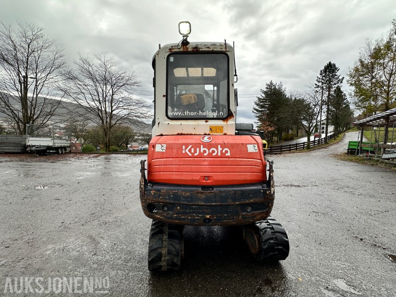 2007 Kubota KX61-3 Minigraver m/graveskuffe/anti-theft system, 4356 timer - Mini bager: slika 4 2007 Kubota KX61-3 Minigraver m/graveskuffe/anti-theft system, 4356 timer - Mini bager: slika 4