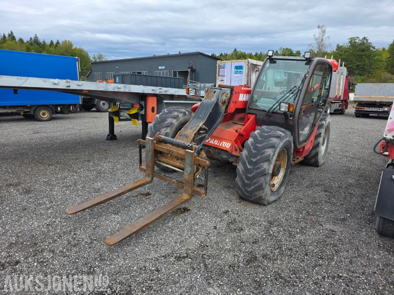 2007 Manitou maniscopic MLT 634 teleskoplaster m/pallegafler - Građevinska oprema: slika 1 2007 Manitou maniscopic MLT 634 teleskoplaster m/pallegafler - Građevinska oprema: slika 1