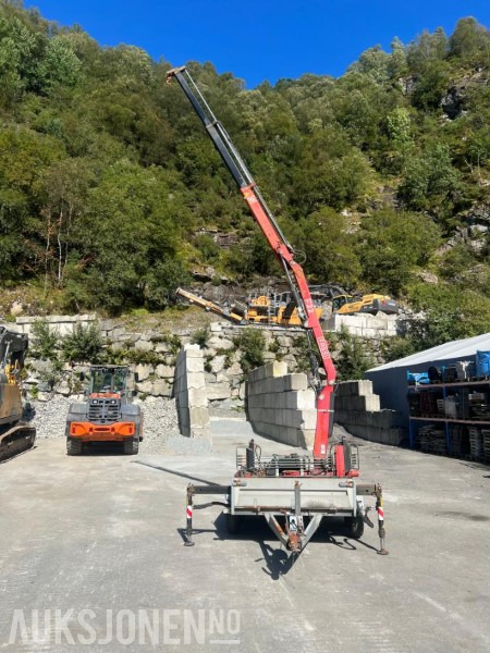 2008 Tysse tandemhenger med Fassi F22A.22 kran - klar til bruk, Nysertifisert! - Kran: slika 2 2008 Tysse tandemhenger med Fassi F22A.22 kran - klar til bruk, Nysertifisert! - Kran: slika 2