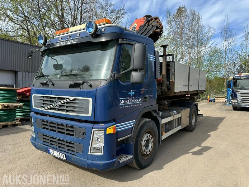 2008 Volvo FM400 4X2 kranbil / Palfinger PK12002-EH kran / EU-ok / Ekstra flak - Kamion sa dizalicom: slika 1 2008 Volvo FM400 4X2 kranbil / Palfinger PK12002-EH kran / EU-ok / Ekstra flak - Kamion sa dizalicom: slika 1