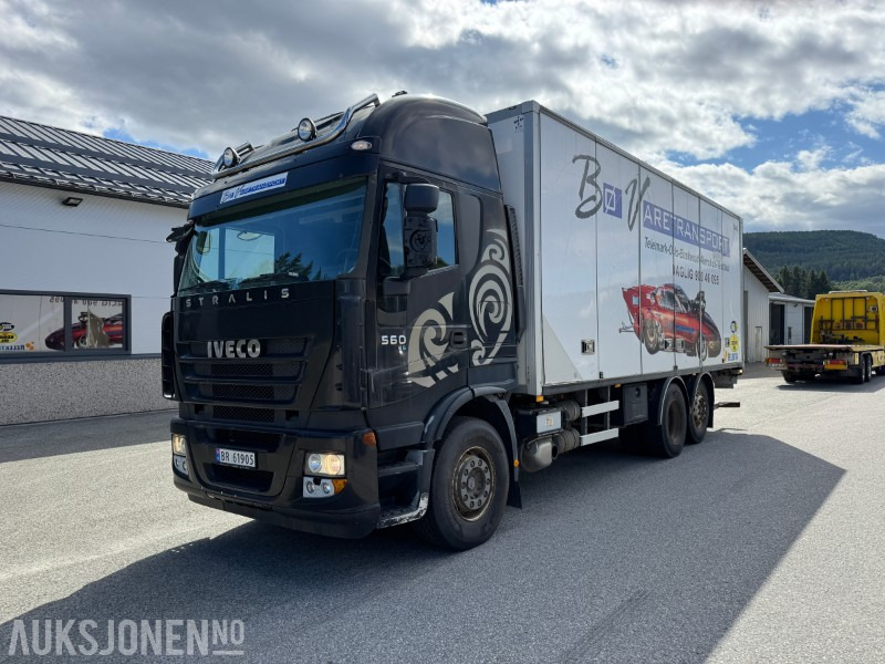 2009 Iveco Stralis 260S56, 560 hk, skapbil m/sideåpning og løftelem - Kamion sa zatvorenim sandukom: slika 1 2009 Iveco Stralis 260S56, 560 hk, skapbil m/sideåpning og løftelem - Kamion sa zatvorenim sandukom: slika 1