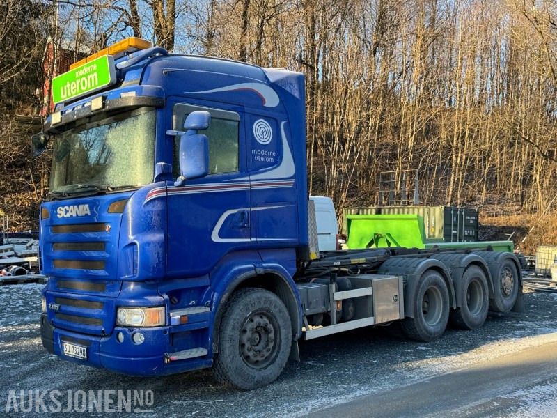 2009 Scania R480 krokbil / 4-akslet / Nylig EU-godkjent - Kamion sa hidrauličnom kukom: slika 1 2009 Scania R480 krokbil / 4-akslet / Nylig EU-godkjent - Kamion sa hidrauličnom kukom: slika 1