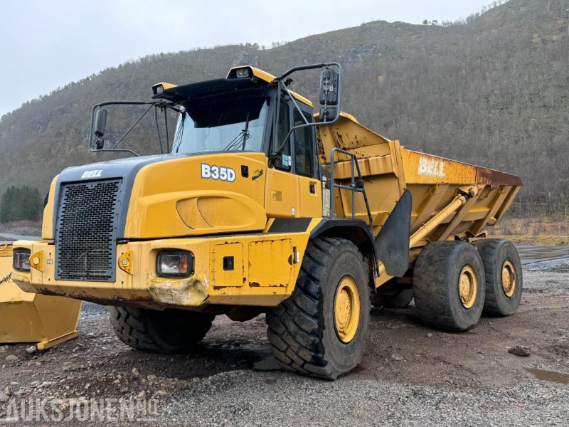 2010 Bell B35D ADT Dumper - 6x6 - Varme i kasse - Sentralsmøring - 21m3 - Kiper: slika 1 2010 Bell B35D ADT Dumper - 6x6 - Varme i kasse - Sentralsmøring - 21m3 - Kiper: slika 1