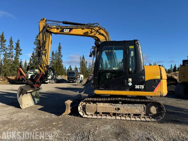 2010 Cat 307D GRAVEMASKIN, TILTROTATOR, 2 SKUFFER, DIESELVARMER - Bager: slika 2 2010 Cat 307D GRAVEMASKIN, TILTROTATOR, 2 SKUFFER, DIESELVARMER - Bager: slika 2