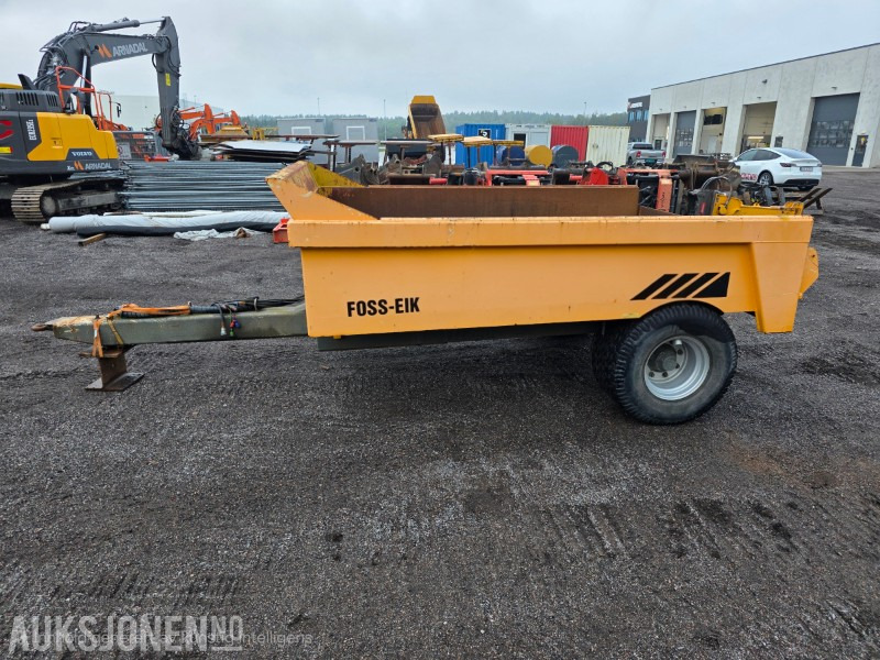 2012 Foss-eik dumperhenger hydraulisk med baklem - Tillatt totaltvekt 10400 kg - Građevinska oprema: slika 2 2012 Foss-eik dumperhenger hydraulisk med baklem - Tillatt totaltvekt 10400 kg - Građevinska oprema: slika 2