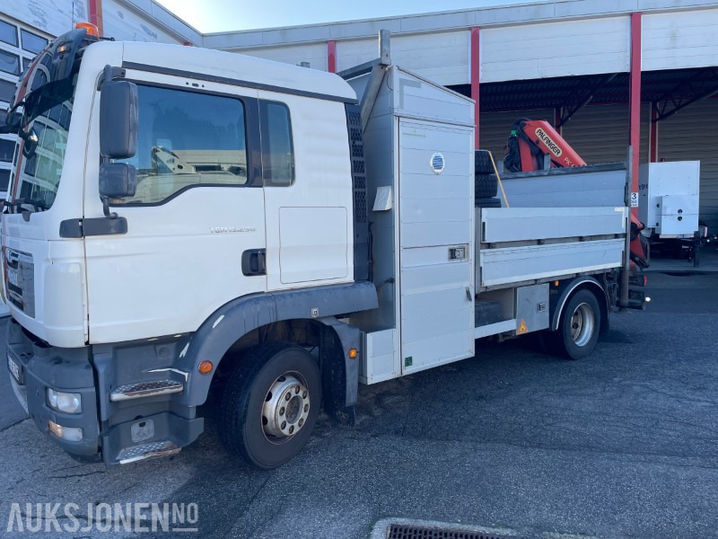 2013 MAN TGM 15.290 E- verkspåbygg med bakmontert kran og vinsj EU godkjent til 28.02.2026 110.980km - Kamion sa tovarnim sandukom, Kamion sa dizalicom: slika 1 2013 MAN TGM 15.290 E- verkspåbygg med bakmontert kran og vinsj EU godkjent til 28.02.2026 110.980km - Kamion sa tovarnim sandukom, Kamion sa dizalicom: slika 1