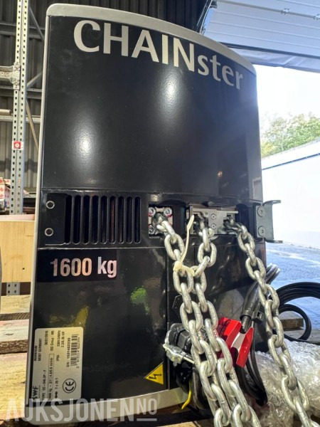 2015 SWF - Chainster 1600 kg - CC-045.2P-F - Elektrisk kjetting talje - Med kabelkontroll - Ubrukt i eske - Građevinska oprema: slika 2 2015 SWF - Chainster 1600 kg - CC-045.2P-F - Elektrisk kjetting talje - Med kabelkontroll - Ubrukt i eske - Građevinska oprema: slika 2