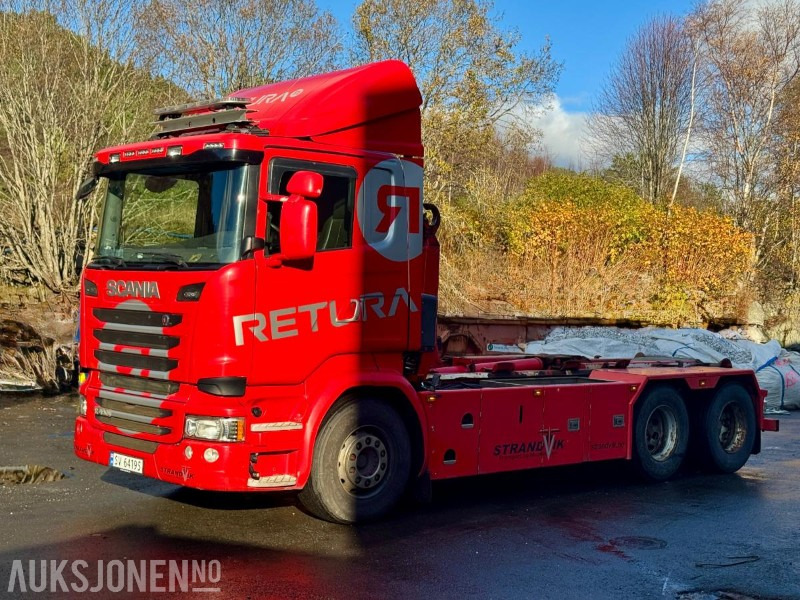 2015 Scania R-serie - Krokbil - Eu-godkjent til 01/26 - Km: 379186 - Kamion sa hidrauličnom kukom: slika 1 2015 Scania R-serie - Krokbil - Eu-godkjent til 01/26 - Km: 379186 - Kamion sa hidrauličnom kukom: slika 1