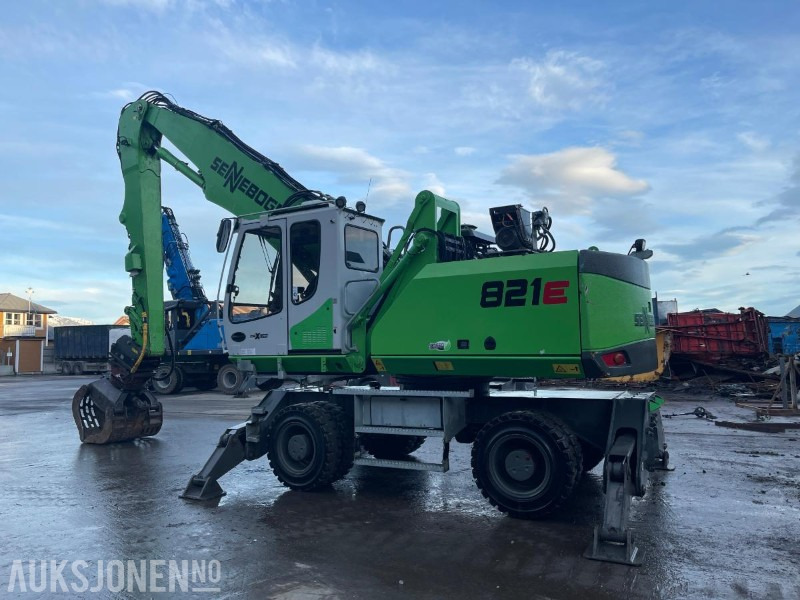 2015 Sennebogen 821M Hjulgraver med hevbar hytte, roterende sorterings klype, leveres med ny sertifisering - Bager: slika 4 2015 Sennebogen 821M Hjulgraver med hevbar hytte, roterende sorterings klype, leveres med ny sertifisering - Bager: slika 4